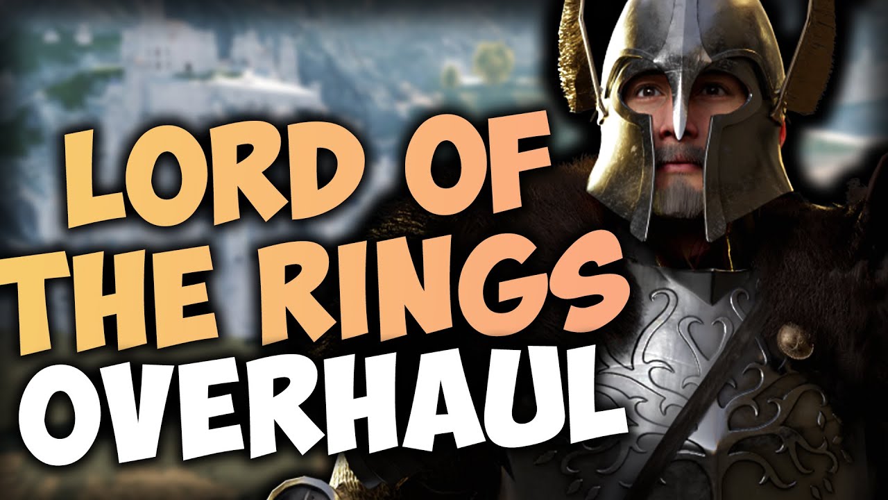 YouTube post by @JackieFishHD for World Anvil. Caption reads: The Bannerlord Lord Of The Rings Mod You Can Play....