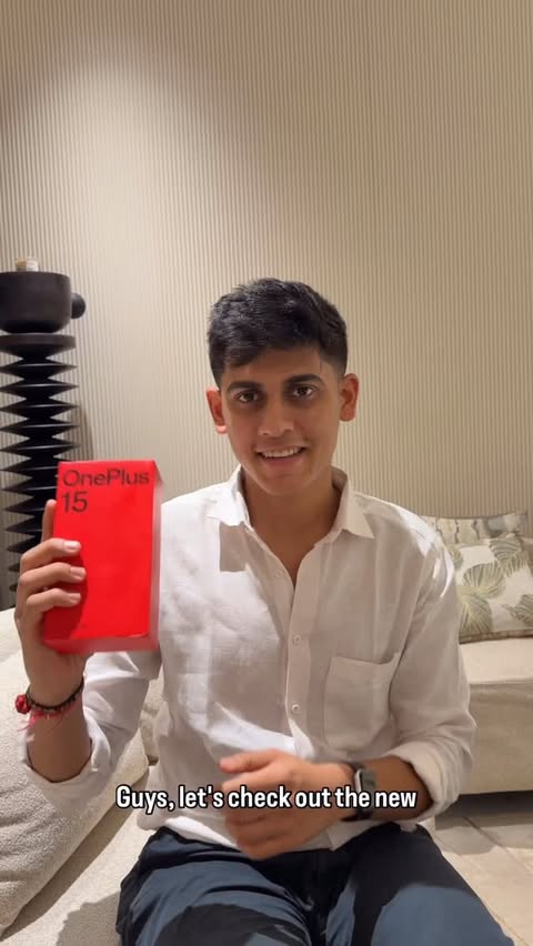 Instagram post by @ridham.porwal for OnePlus. Caption reads: [...] by the Snapdragon 8 Elite Gen....