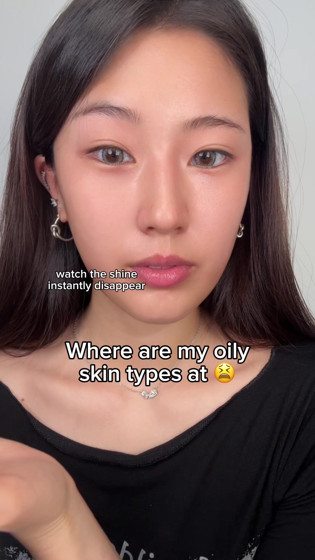 TikTok post by an influencer for Laneige. Caption reads: [...] used powder for 2 years now ✨ @laneige_us....