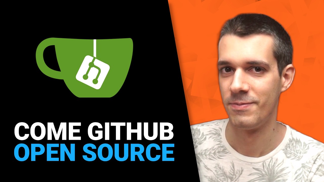 YouTube post by @morrolinux for Udemy. Caption reads: Goodbye GitHub, I've found BETTER..
