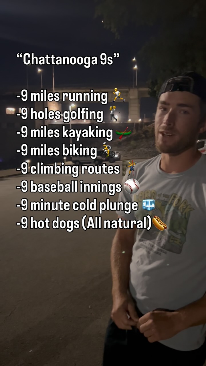 Instagram post by @bennettrsmith for TEREN. Caption reads: “Chattanooga 9s” sponsored by @terendesigns 🔥....