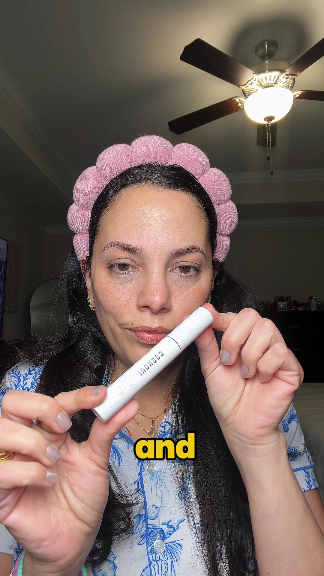 TikTok post by @community_services_ec for Cosnori Kazakhstan. Caption reads: I decided to try the COSNORI Long Active Eyelash....