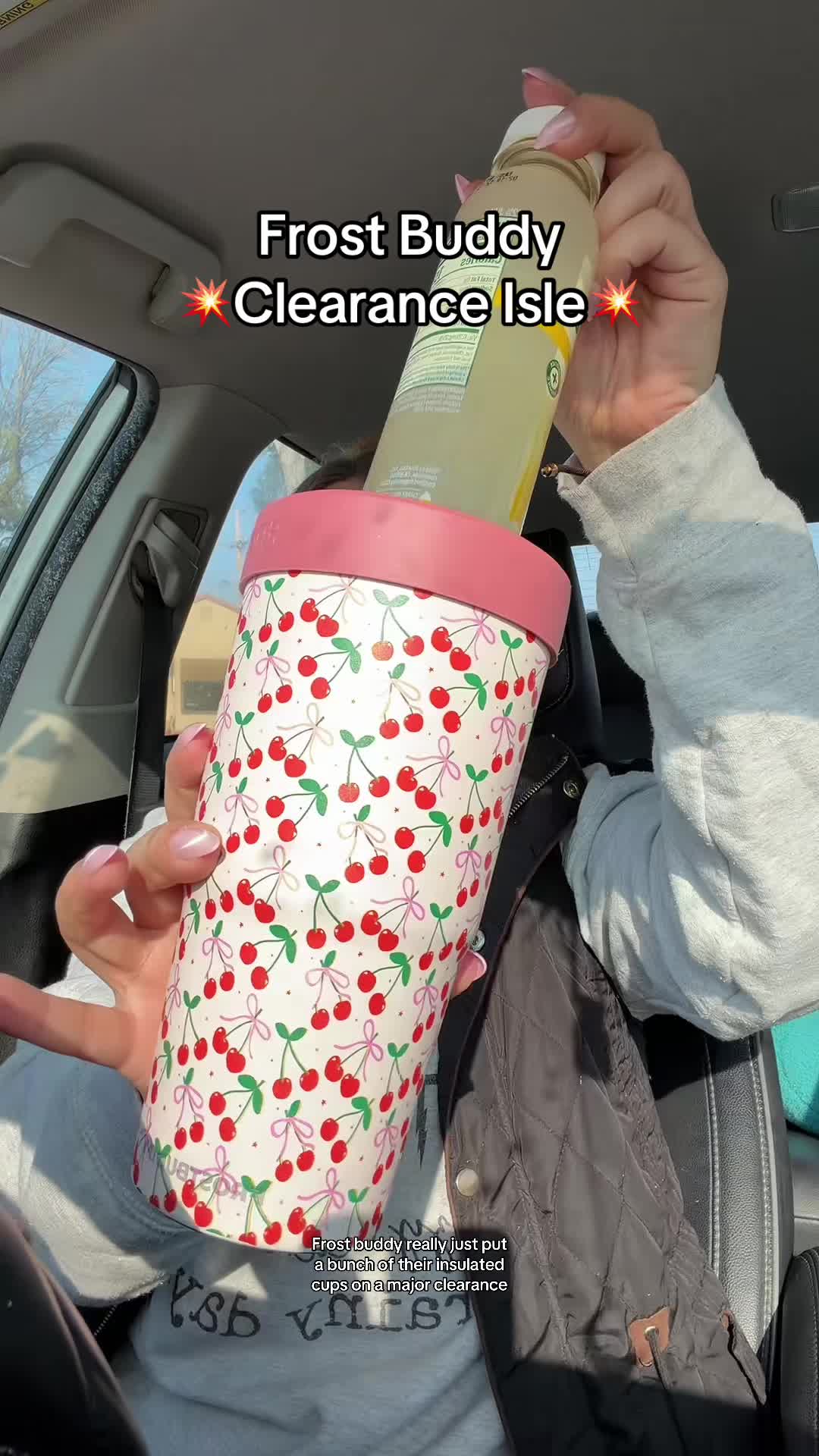TikTok post by @heatherbyday for FrostBuddy. Caption reads: [...] they are gone for good. #frostbuddy....