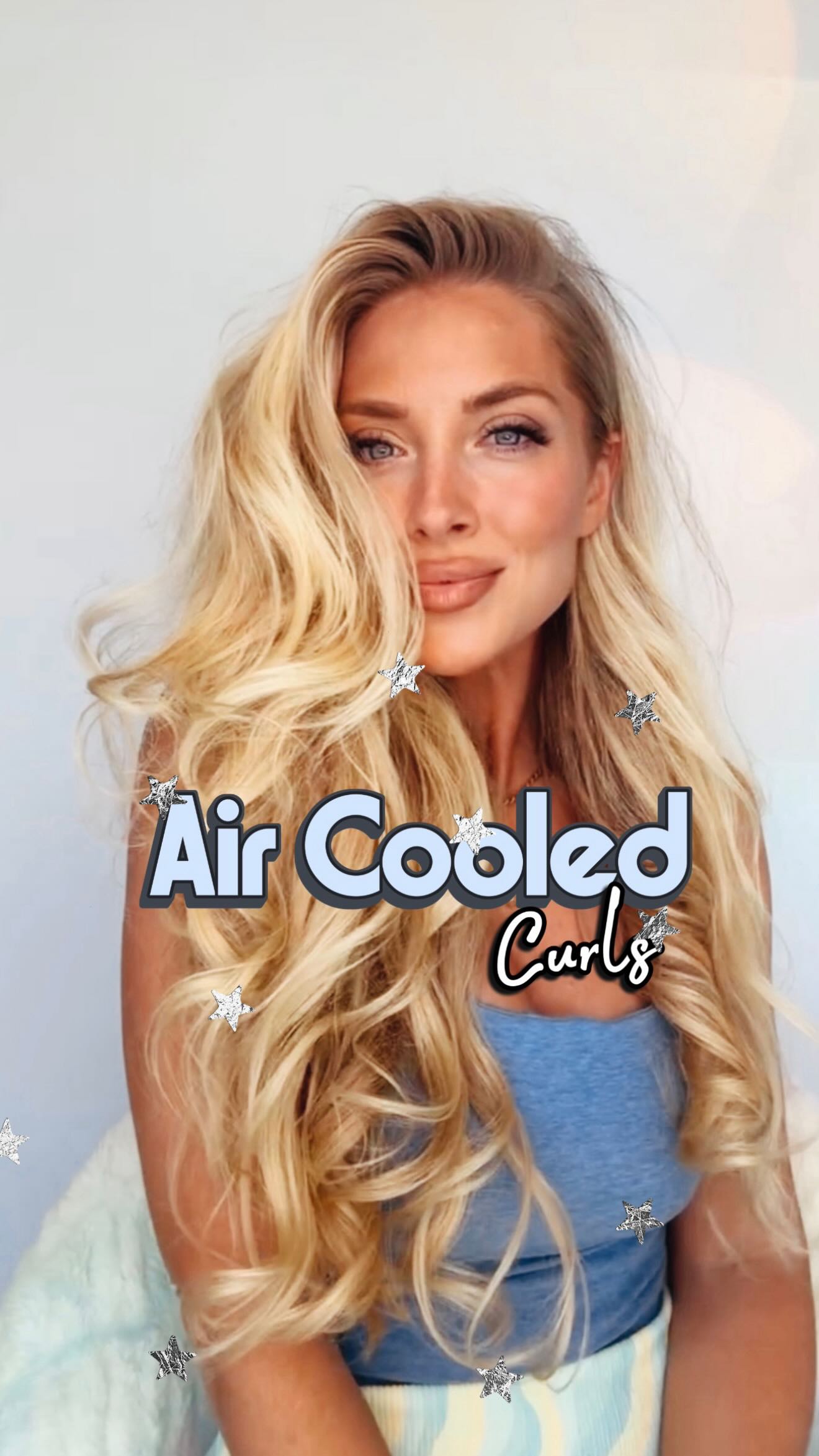 Instagram post by @fairchildkat for L'ange Hair. Caption reads: We’re styling today with the @langehair Le Duo....