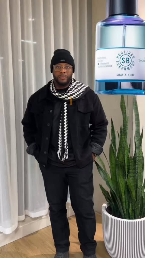 Instagram post by @chefbaham for Shay & Blue. Caption reads: Testing the Shay & Blue discovery set — every....