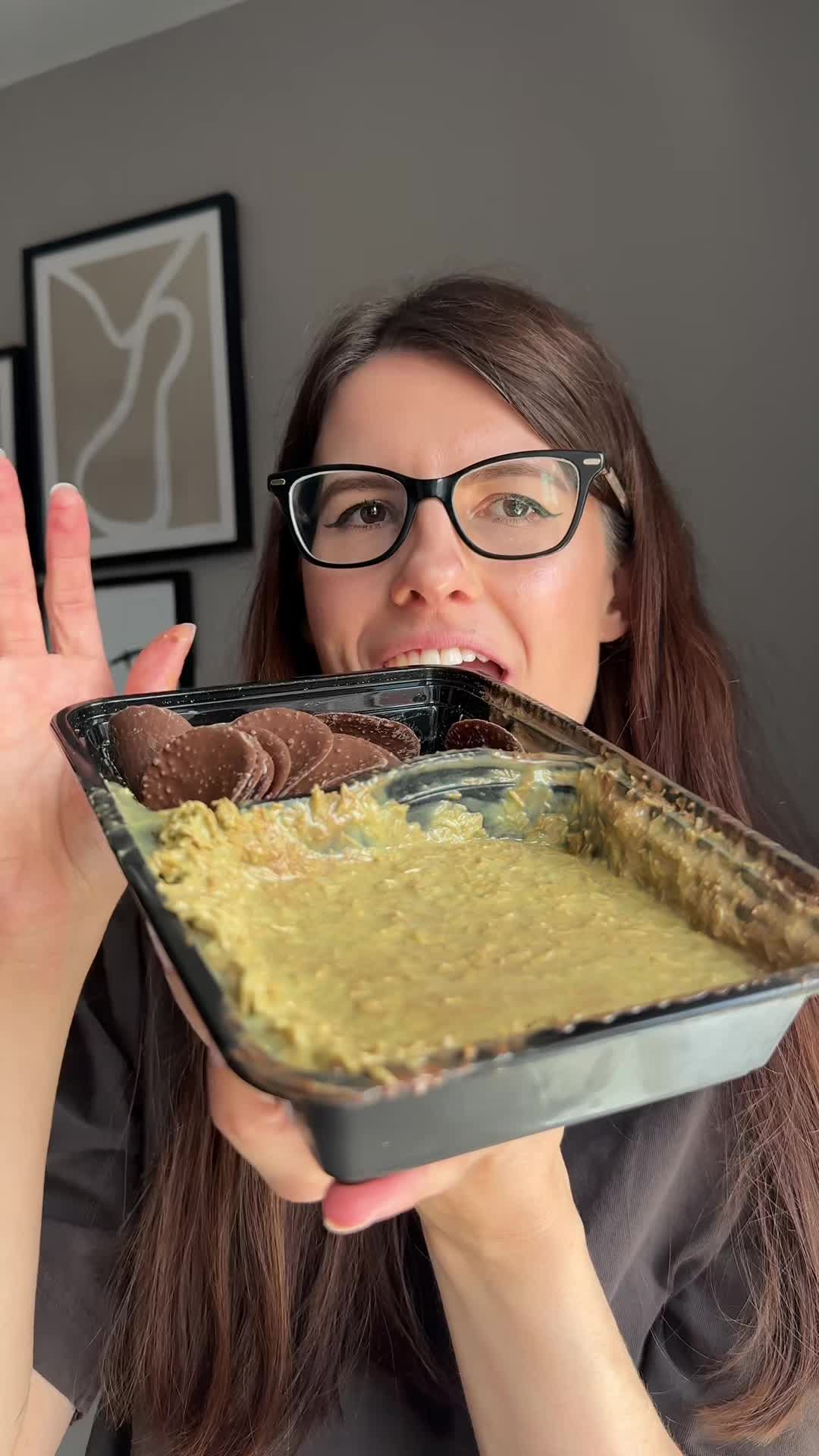TikTok post by @violet.hollow for ChamoyGuysUK. Caption reads: Dubai Chocolate Dipping box 🤤 @ChamoyGuysUK....
