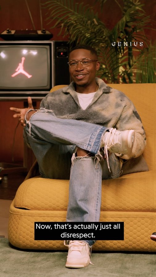 Instagram post by @brandonjinx for Genius. Caption reads: [...] in my defense of mids. Sue me! 🤷🏿‍♂️....