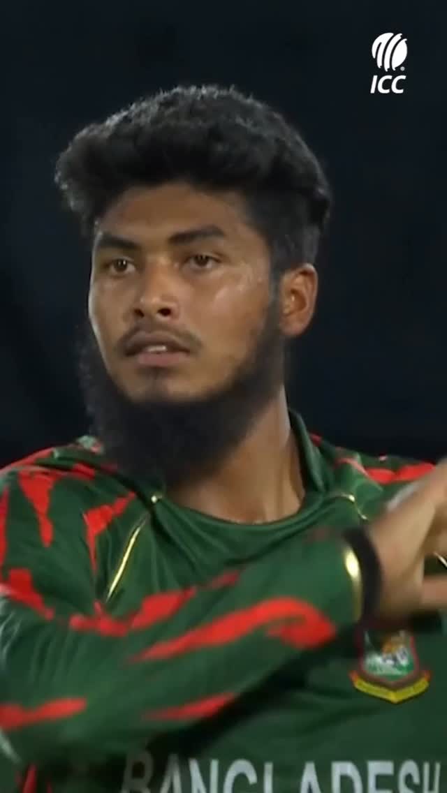 Instagram post by @bangladeshtigers for ICC T20 World Cup. Caption reads: Leg-spin craft from Rishad Hossain 👏 #Cricket....