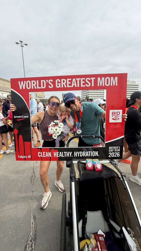 Instagram post by @brookewillson for Sport Chek. Caption reads: THANK YOU @sportchek for having us again this....