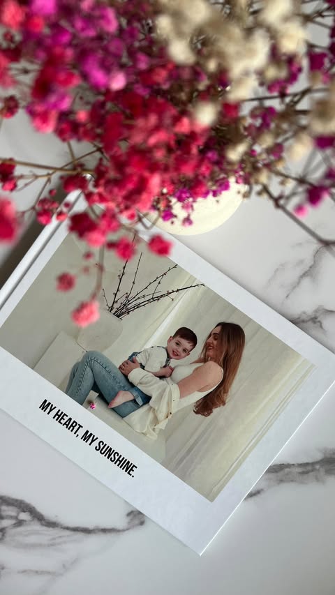 Instagram post by @_blerinamuca__ for Photobox. Caption reads: [...] gifts over £25�💻 Create yours now:....