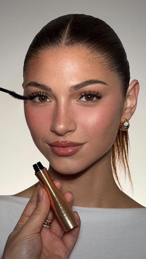 Instagram post by @nickypassarella for Lancôme. Caption reads: #adv @lancomeofficial Fresh Natural Goddess Glam....