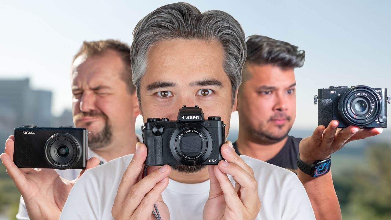 YouTube post by @PetaPixel for Audiio. Caption reads: Are Old Compact Cameras Good, or Is It Just....