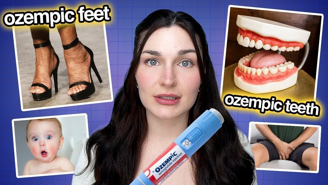 YouTube post by @KianaDocherty for Scentbird. Caption reads: Ozempic "Side Effects" Have Gone Too Far.