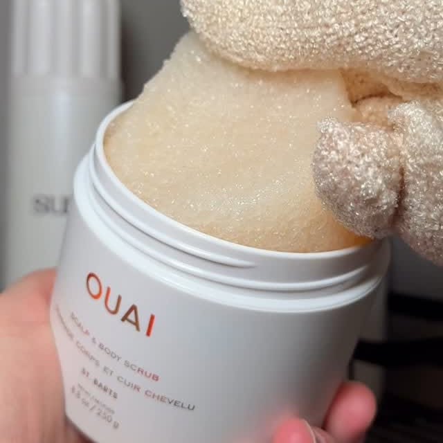Instagram post by @youglowgrrl for The Body Shop. Caption reads: Creamy bodycare sounds 🍦🧴🔊

Products....
