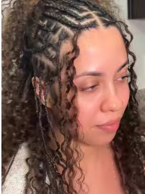 TikTok post by @iimeika for Mamushow Hair Store. Caption reads: Watch me turn this hair into the CUTEST protective....
