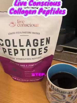TikTok post by @hlthyqt for Live Conscious. Caption reads: [...] to blend into your morning routine. @Live....