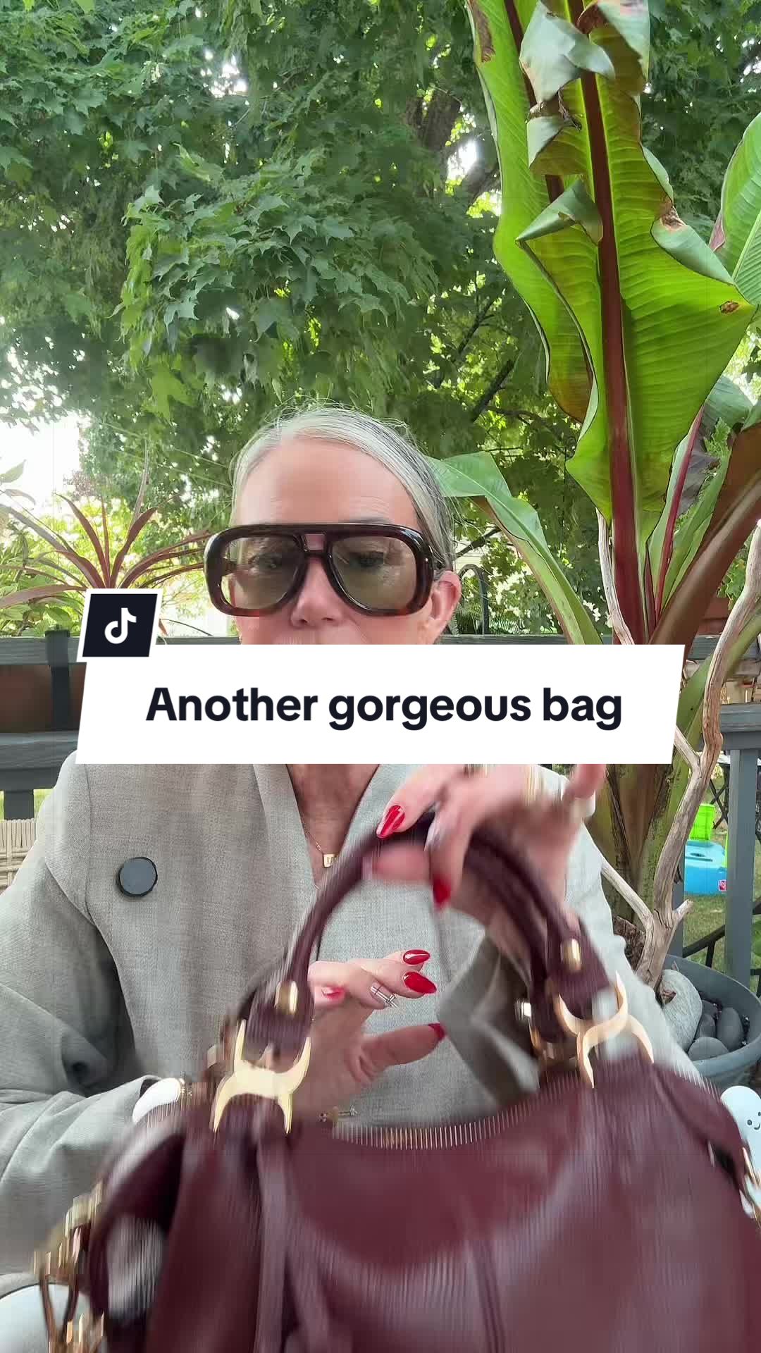 TikTok post by @aestheticaleestyles for Bostanten. Caption reads: This beautiful genuine leather @BOSTANTEN bag is....