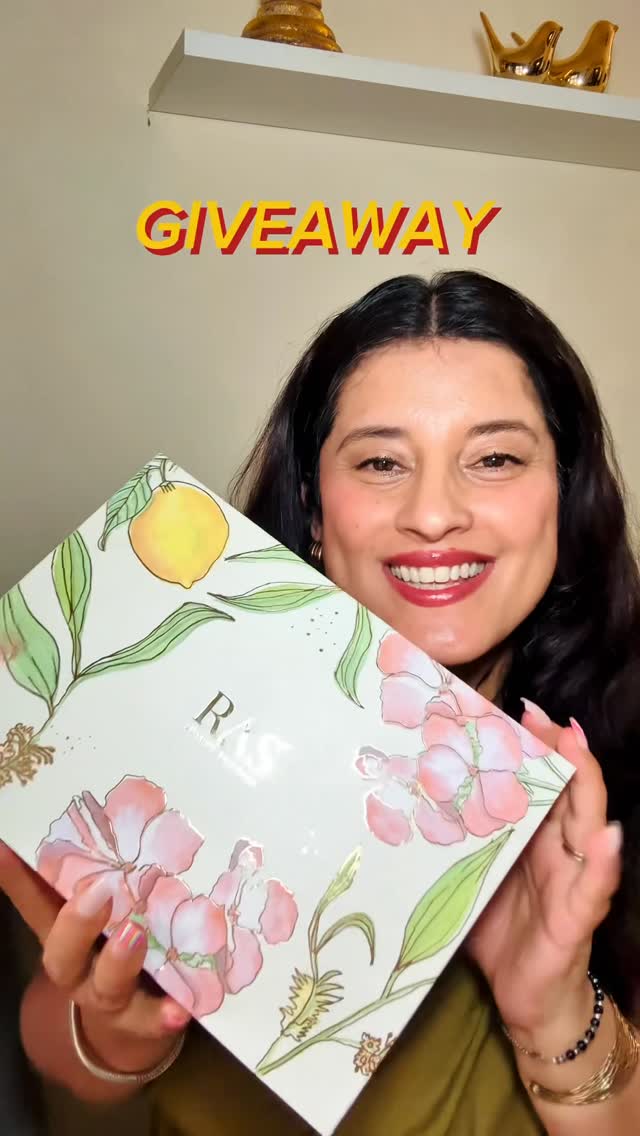 Instagram post by @racchnajintaa for RAS Luxury Oils. Caption reads: 🎉 GIVEAWAY TIME! 🎉

Ready to win something....