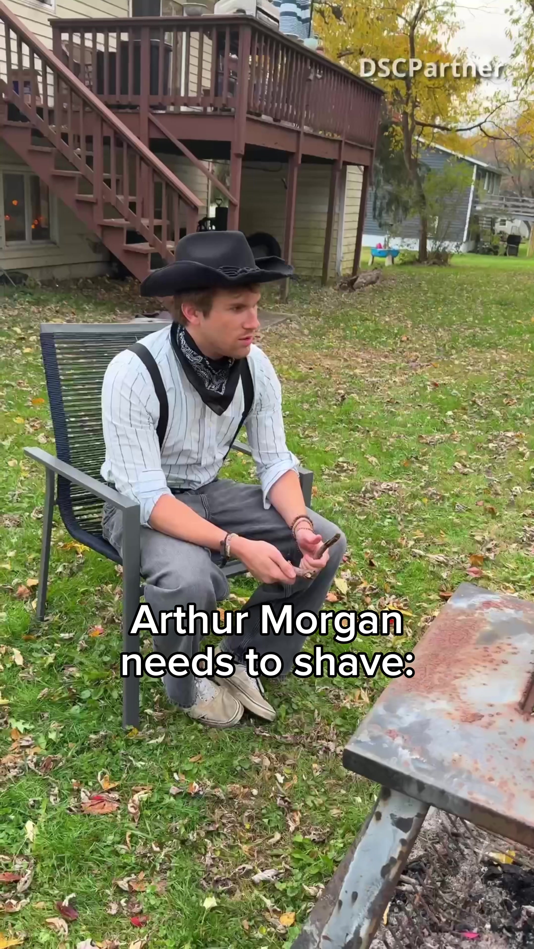 TikTok post by @maddoxyz_ for Dollar Shave Club. Caption reads: Bro really needed that shave #maddoxyz....