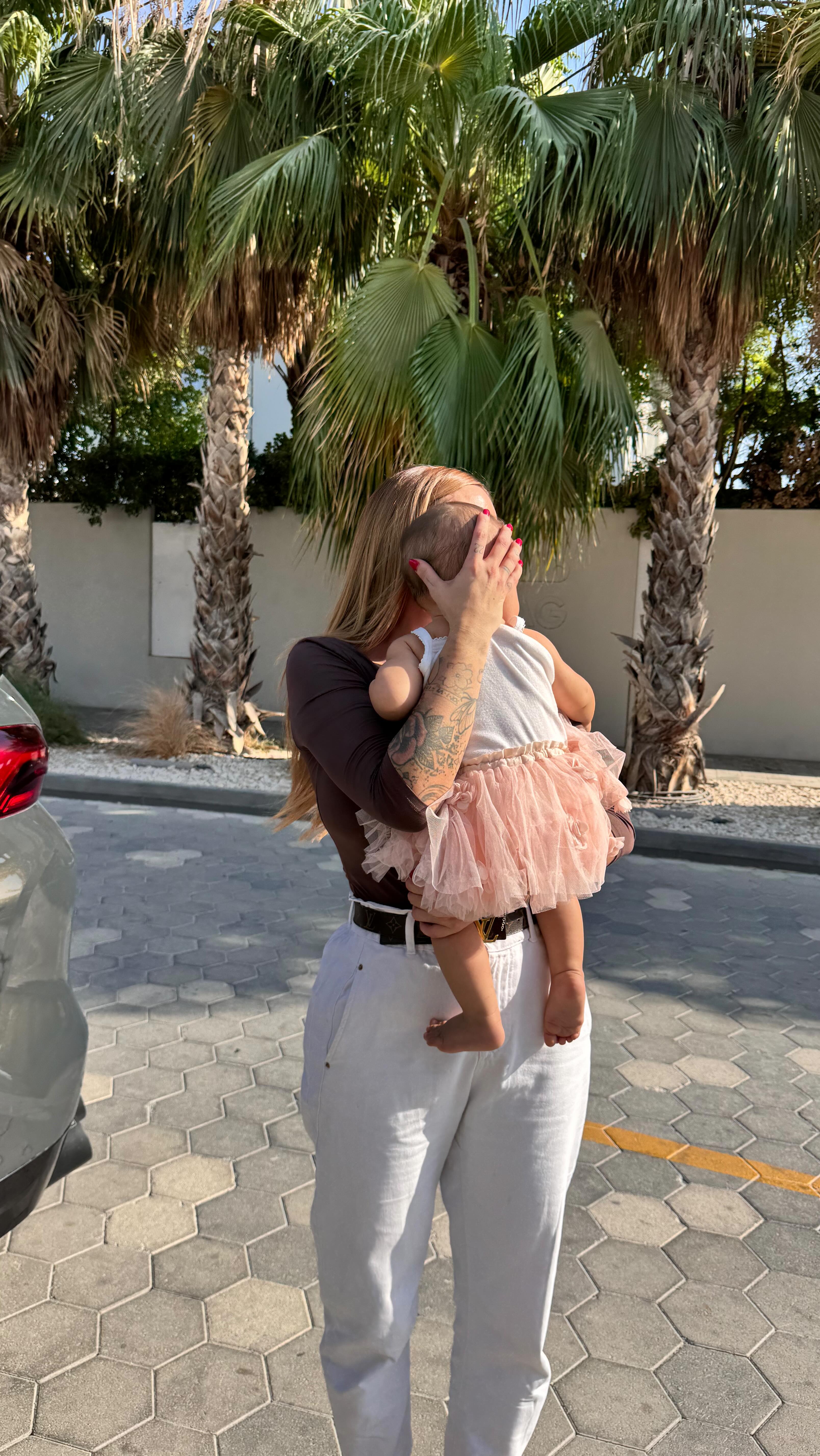 Instagram post by @jelenaa_officiel for CYBEX. Caption reads: Baby Sofya and I are loving our new Cybex car seat....