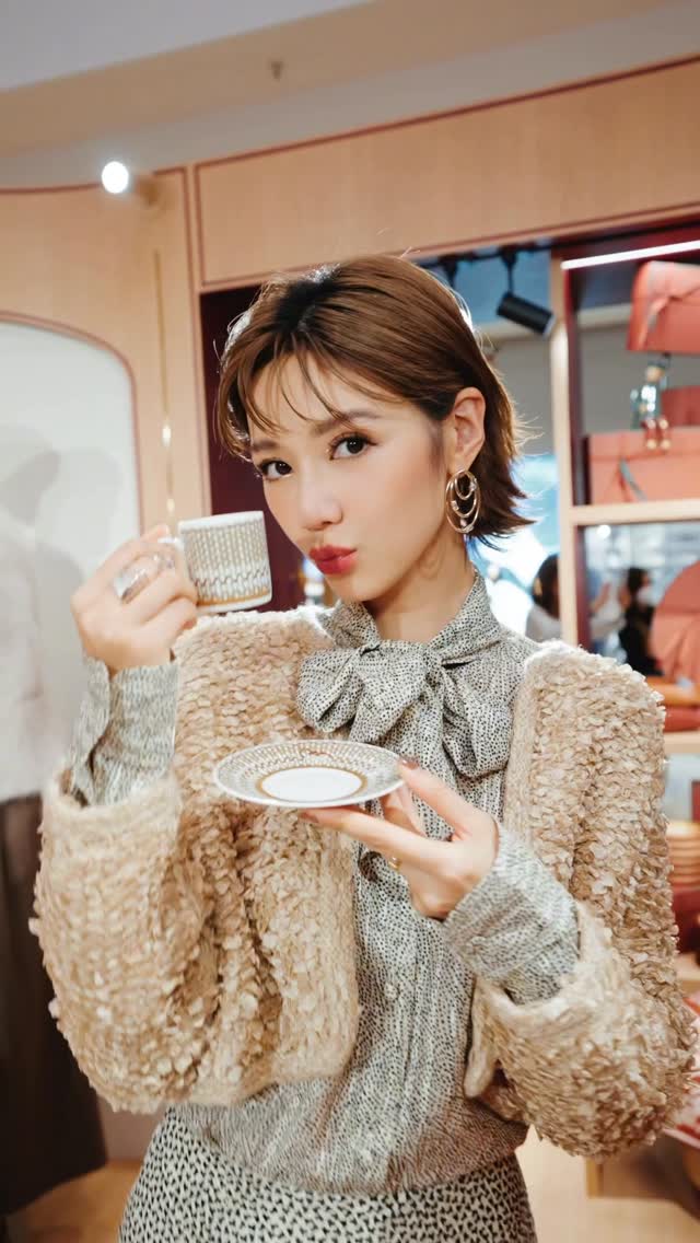 Instagram post by @misselvani for Loro Piana. Caption reads: Loro Piana Holiday Gifting....