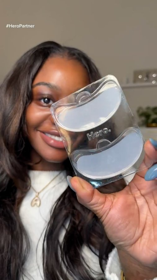 Instagram post by @abakasante for Hero Cosmetics. Caption reads: Get ready w me !! ft. my @herocosmetics tired....