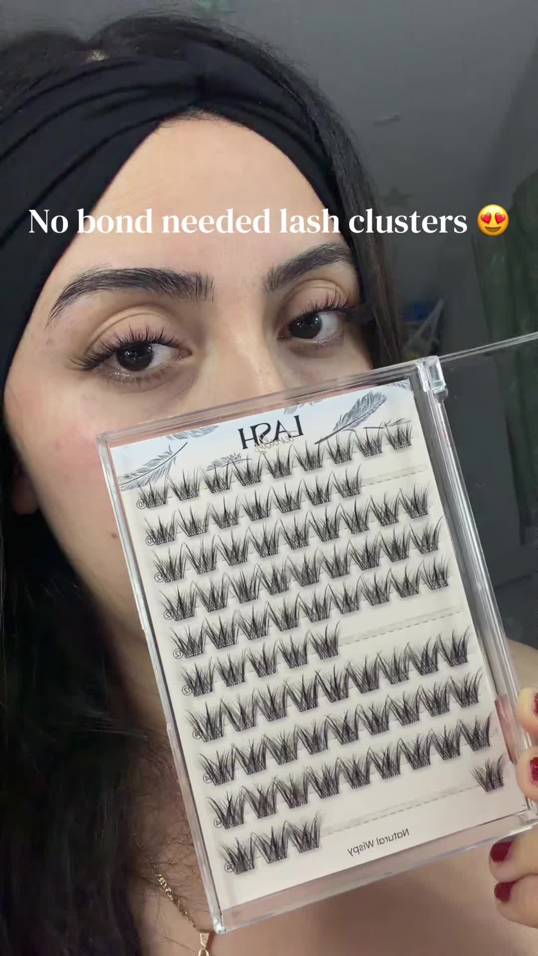 TikTok post by @isxbella.xo for Lashterally. Caption reads: [...] to take so long on your lashes 😍....