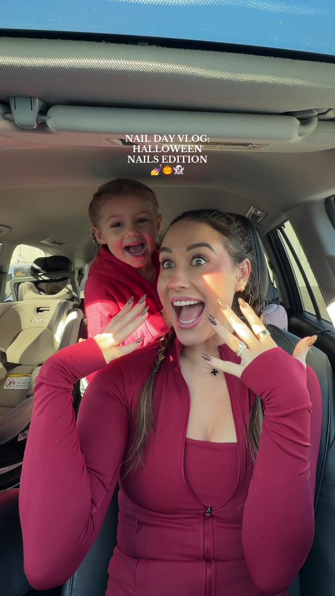 TikTok post by @omgitschloeb for Alani Nutrition. Caption reads: I feel like this makes our costumes pretty easy to....