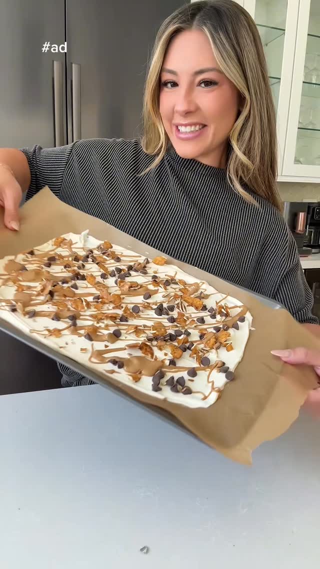 Instagram post by @itsmekelsc1 for Ratio Food. Caption reads: GLP-1-friendly dessert idea coming in hot! 🔥

I’m....