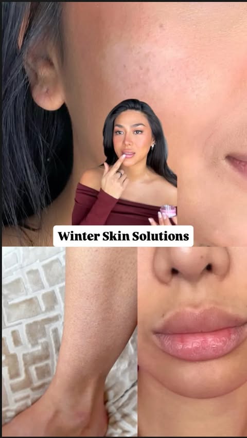 Instagram post by @karinacabiling for Healthy Planet. Caption reads: [...] grab my winter skin essentials from....