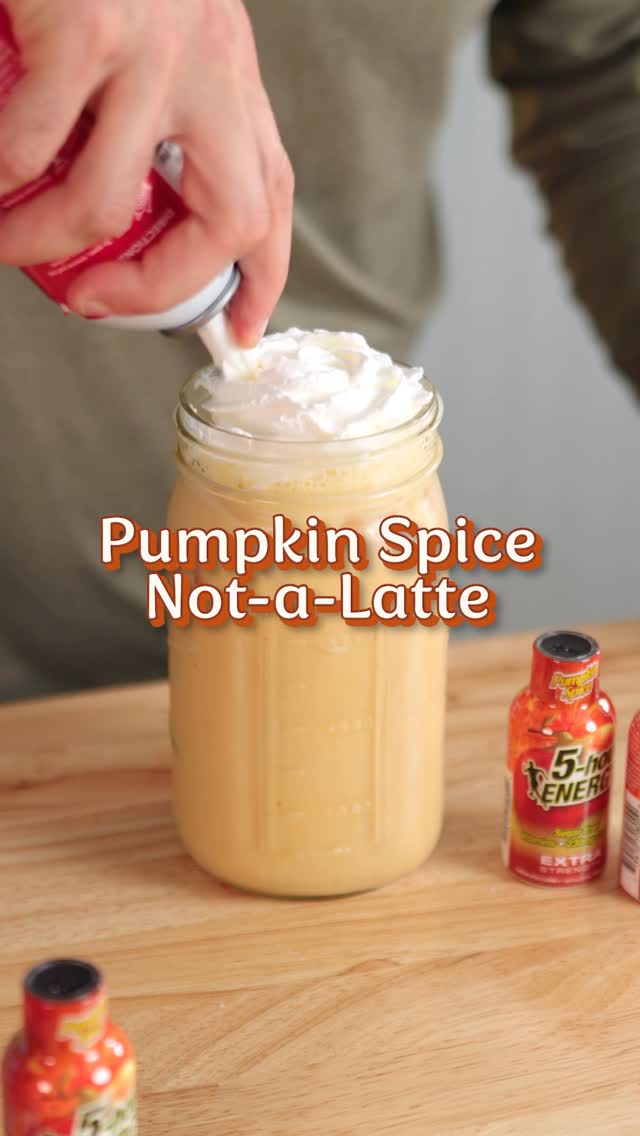 Instagram post by @servedbysammy for 5-hour ENERGY. Caption reads: ✅Holiday Energy Engaged @5hourenergy

This Pumpkin....