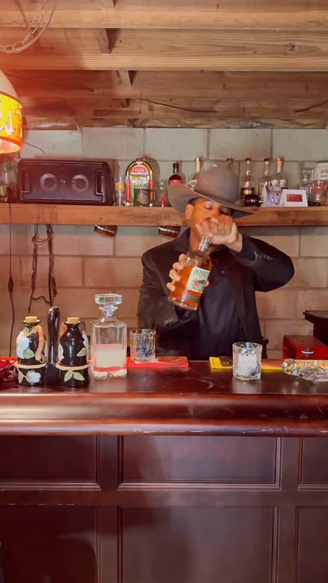 Instagram post by @pierrejwilson for Pendleton Whisky. Caption reads: [...] to keep this country safe with....