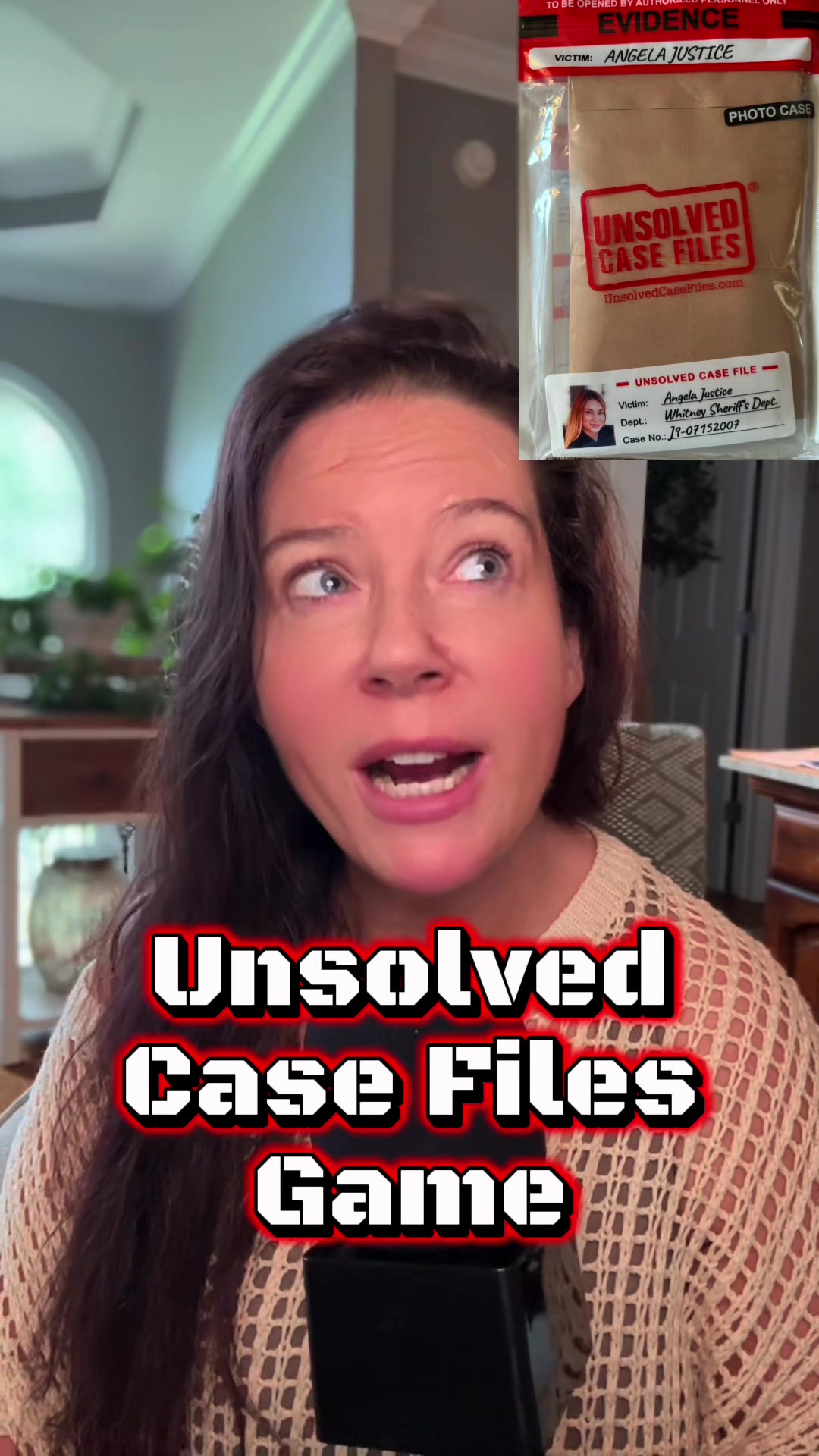 TikTok post by @cc_and_ro for Unsolved Case Files. Caption reads: [...] to solve a cold case 💁🏻‍♀️😎 @Unsolved....