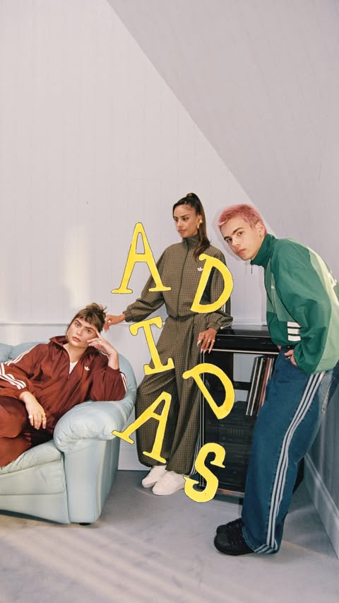 Instagram post by @francescaperks for adidas. Caption reads: [...] a part of something as *major* as the....