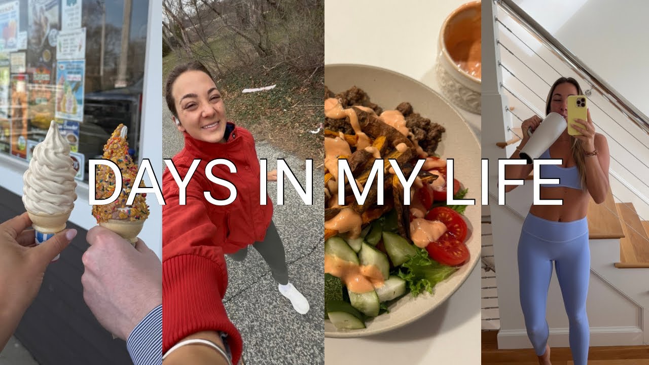 YouTube post by @GretchenGeraghty7 for Liquid I.V. Italia. Caption reads: VLOG: half marathon training, cooking, best ice....