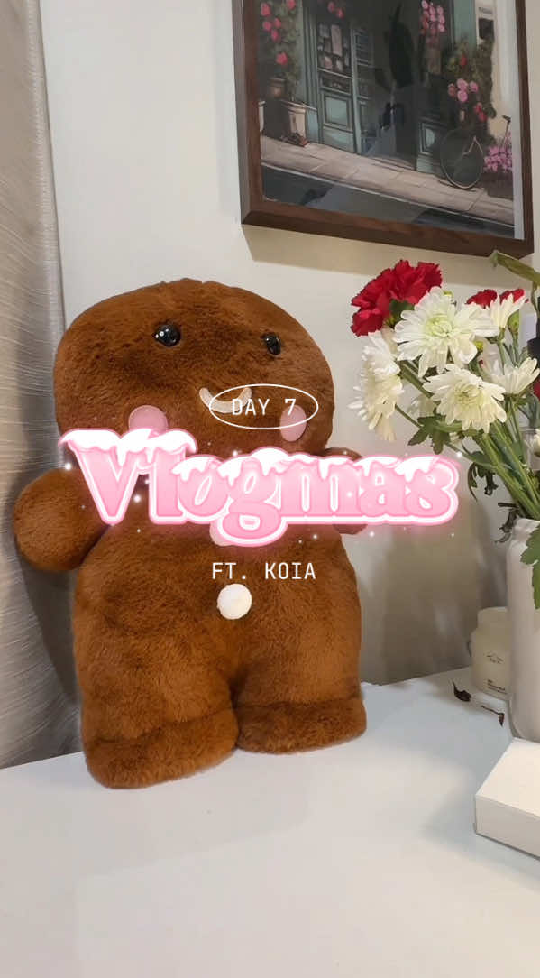 TikTok post by @victoria.no.secretss for Koia. Caption reads: Vlogmas day 7! Spend an afternoon in the with me🫶....