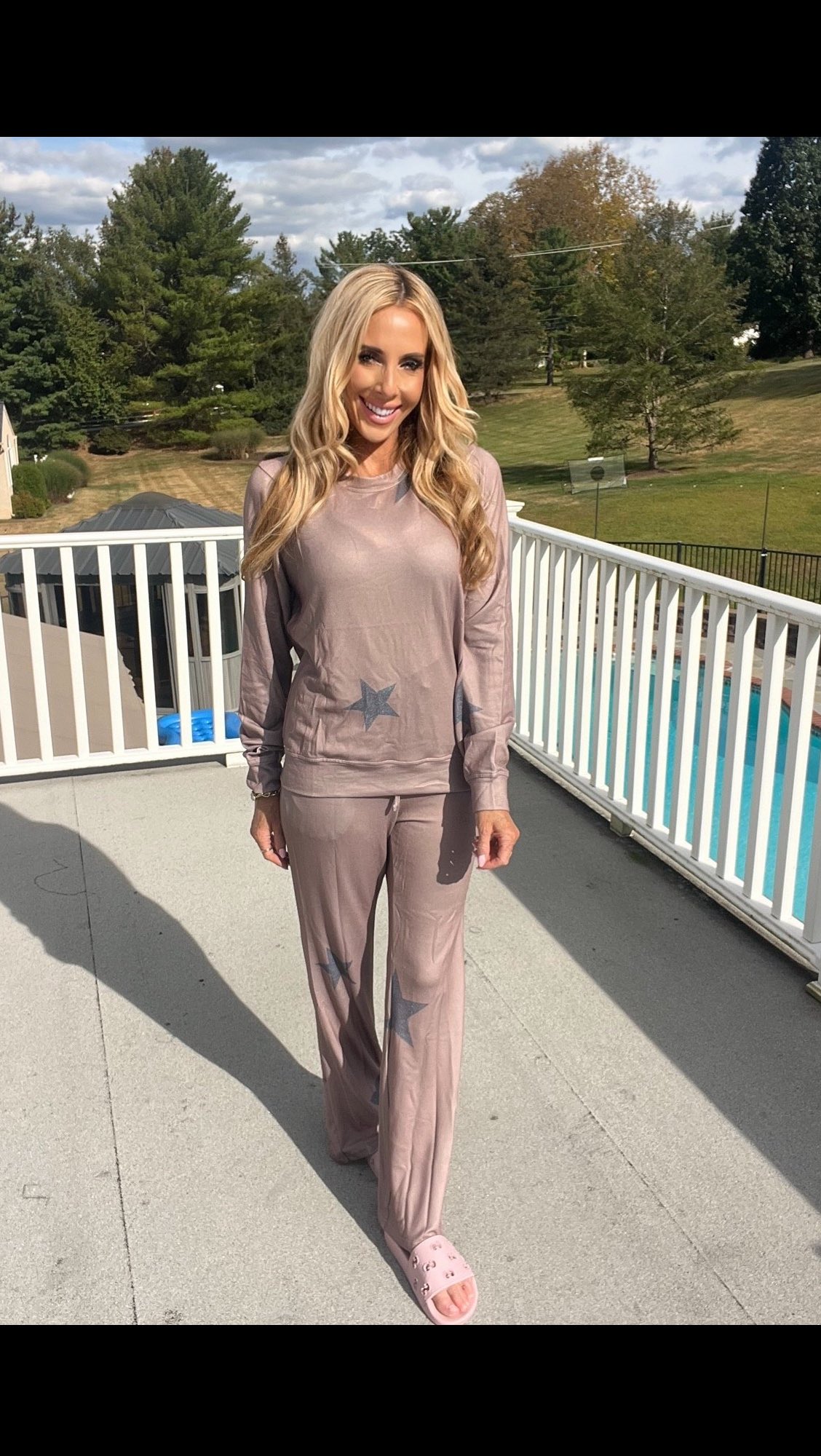 Instagram post by @ck1morris122 for Shewin. Caption reads: ⭐️SHEWIN LOUNGEWEAR COZY STYLES💕💕⭐️Comment below....