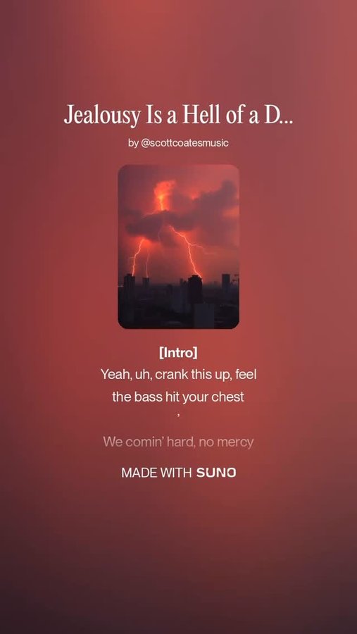 Instagram post by @coatingsbycoates for LANDR. Caption reads: “I refused to break,
snapped back with a....