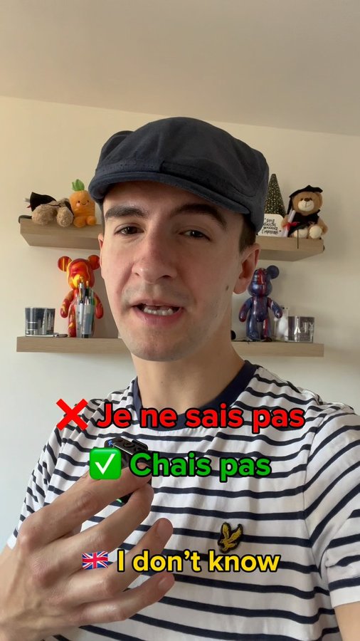 Instagram post by @bonjourfrench_ for italki. Caption reads: In French we don’t say… 🇫🇷

Want to level up....