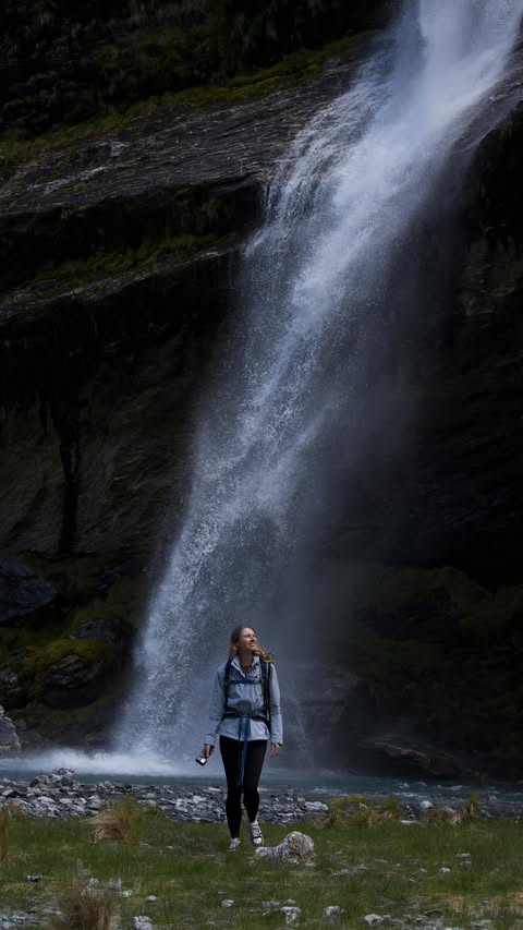 Instagram post by @laura.waddell_ for ASUS. Caption reads: Love to adventure, but hate being slowed down and....