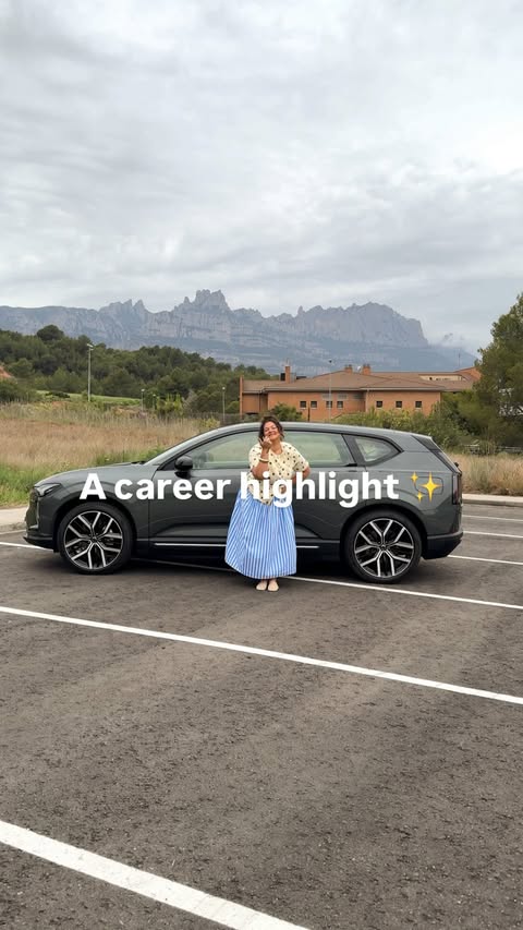Instagram post by @gracefvictory for Volvo Cars. Caption reads: AD| @volvocaruk new EX60 is just sensational.....