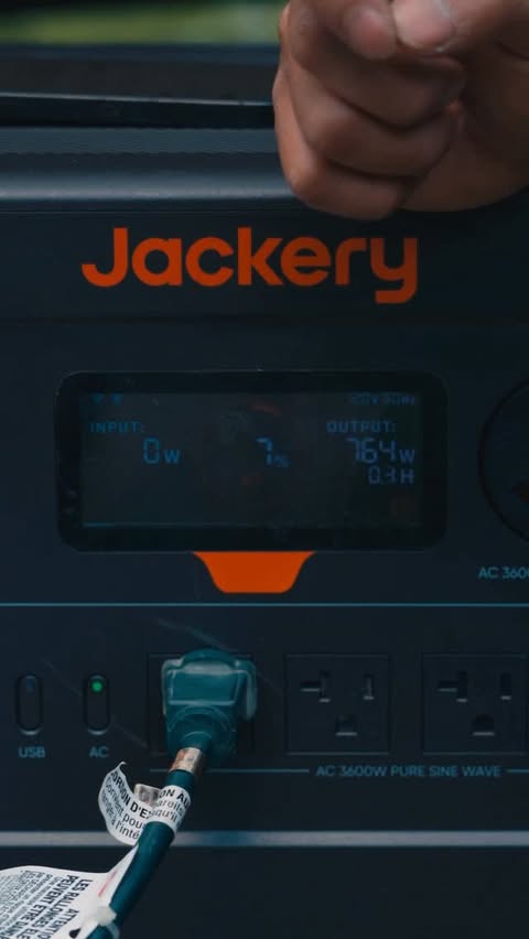 Instagram post by @awildtuan for Jackery. Caption reads: [...] but when it does ’ve been relying on my....