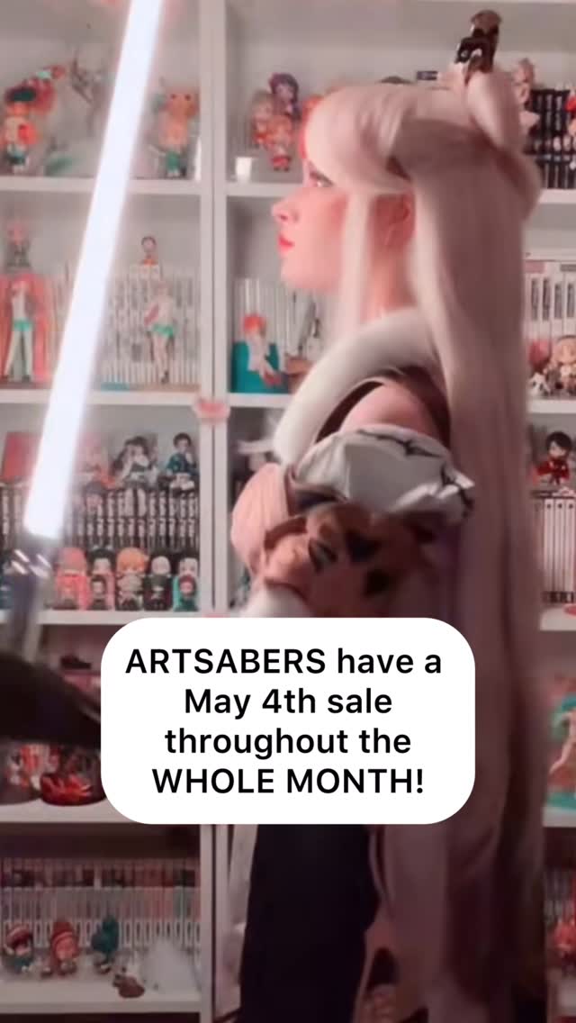 Instagram post by @f.ukuro for ArtSabers. Caption reads: I’m working on a new project with @artsabers so....