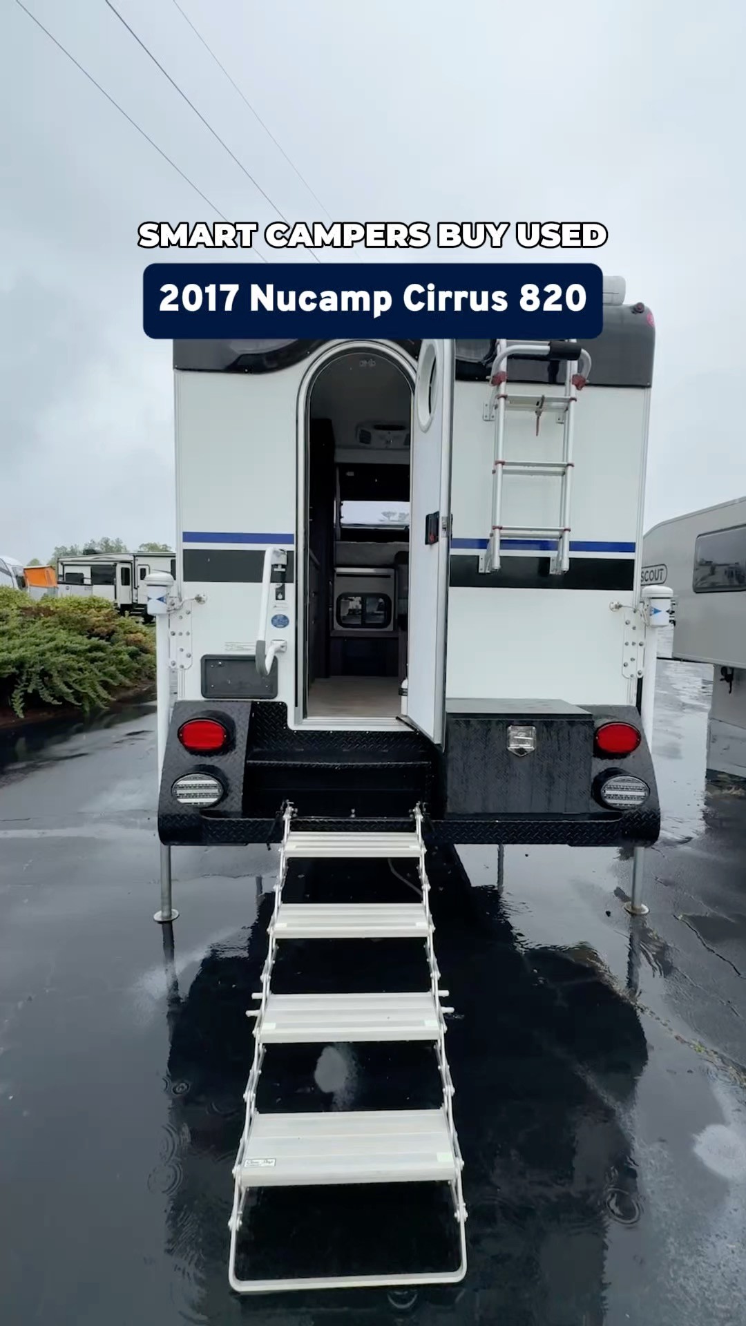 Instagram post by @nucamprv for Camping World. Caption reads: 2017 never looked this good

🚐 2017 Nucamp Cirrus....