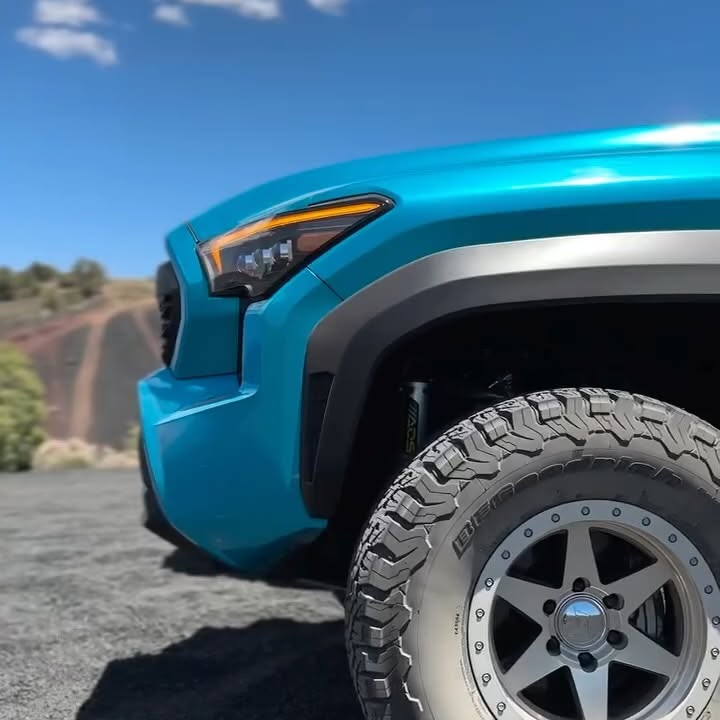 Instagram post by @tundratacoma for Toyota USA. Caption reads: 🥷.
