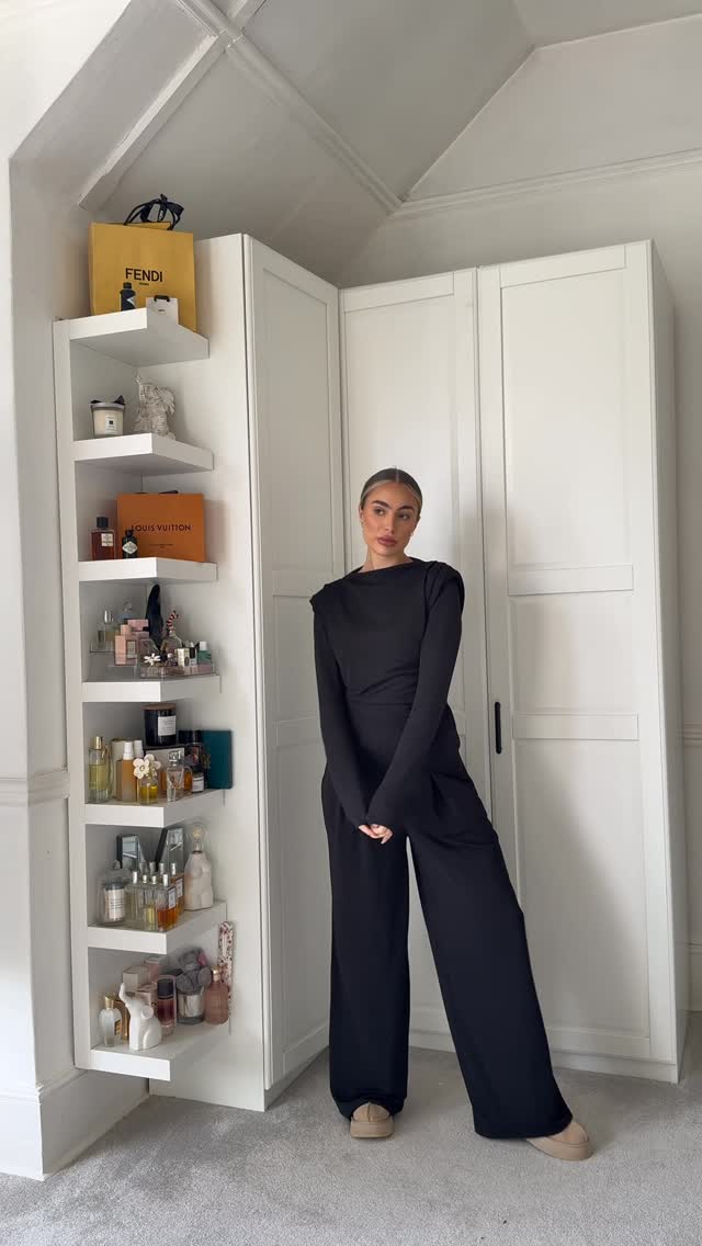 Instagram post by @megan_iveyxx for GLAMIFYFASHION. Caption reads: The perfect work outfit or evening fit....