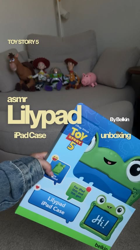 Instagram post by @brittroqksz for Belkin. Caption reads: [...] with this Lilypad iPad case from @belkin....