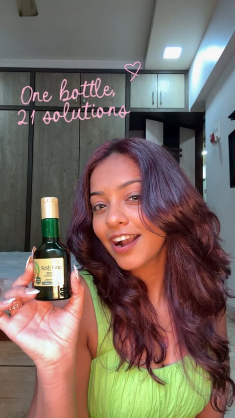 Instagram post by @jasmeet.18 for Kesh King. Caption reads: [...] more shine ✨Just staying consistent 💛Kesh....