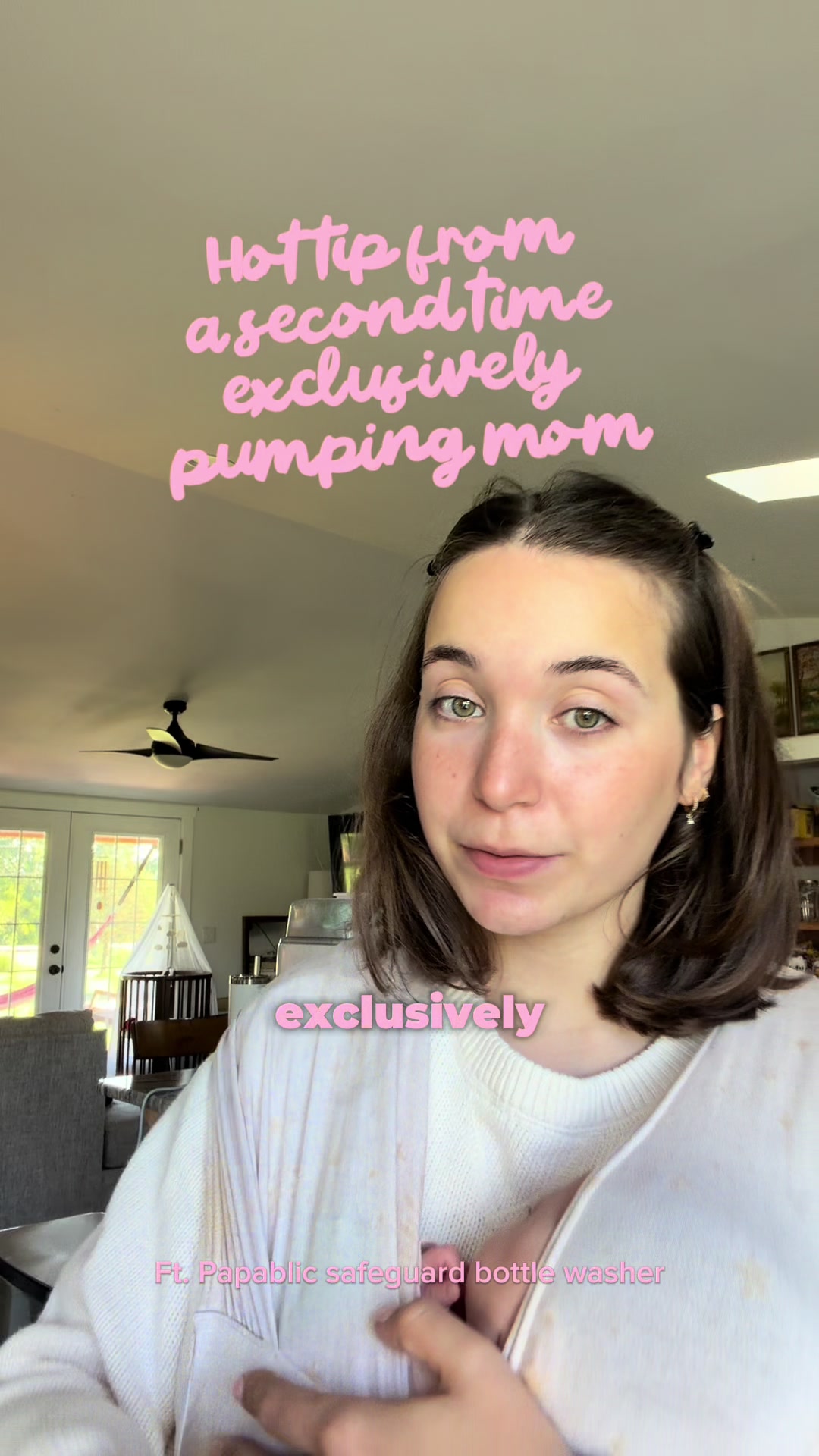 TikTok post by @deboratlopes for Papablic. Caption reads: #papablicpartner the first thing I would add to....