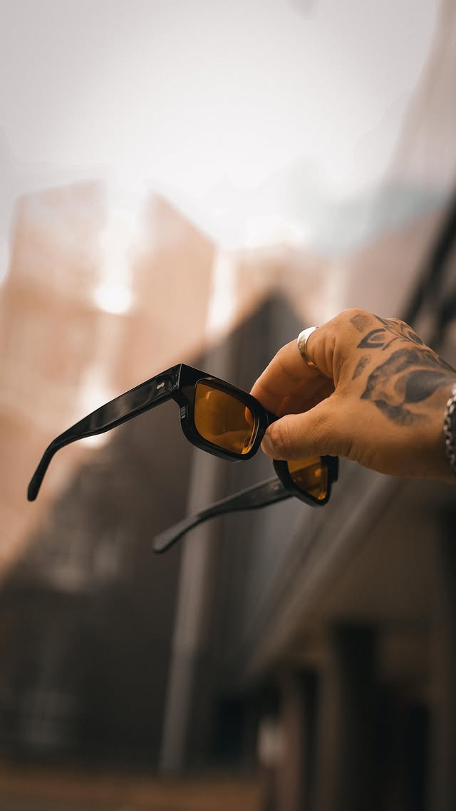 Instagram post by @stefanomargareci_ for TBD Eyewear. Caption reads: [...] loop with my news sunglasses 🕶️ by....